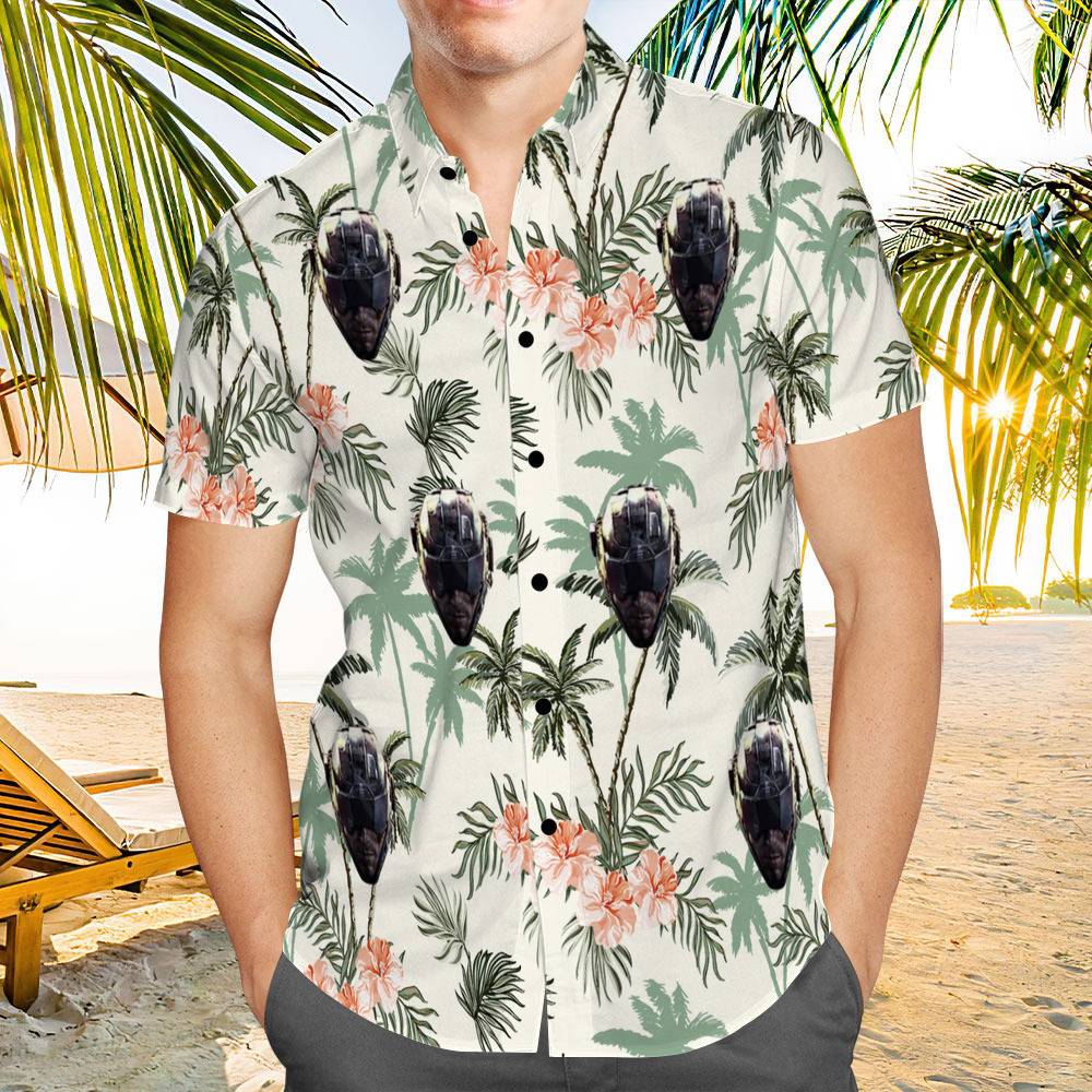 Avenged Sevenfold Hawaiian Shirt Custom Photo Hawaiian Shirt Pink