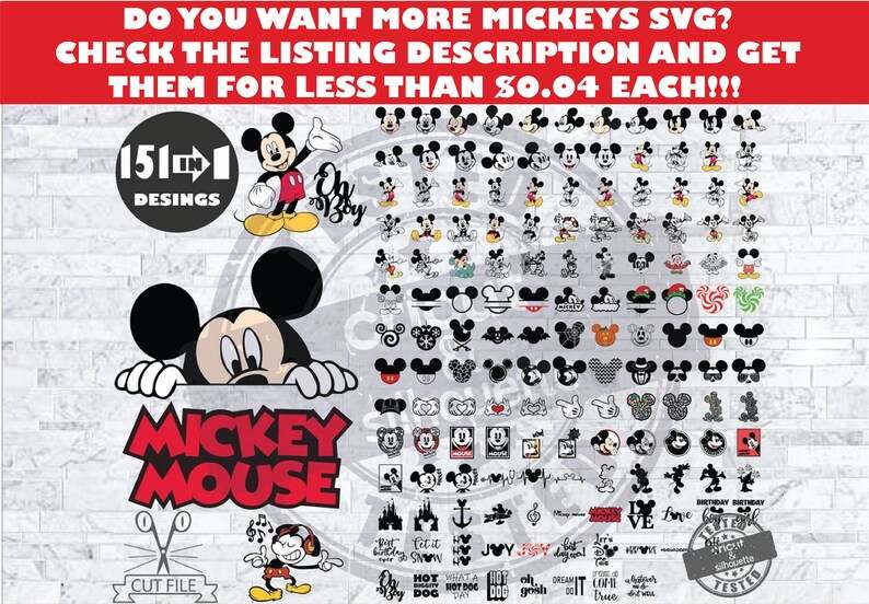 Mickey Peeking SVG - Mickey Mouse SVG - Disney SVG