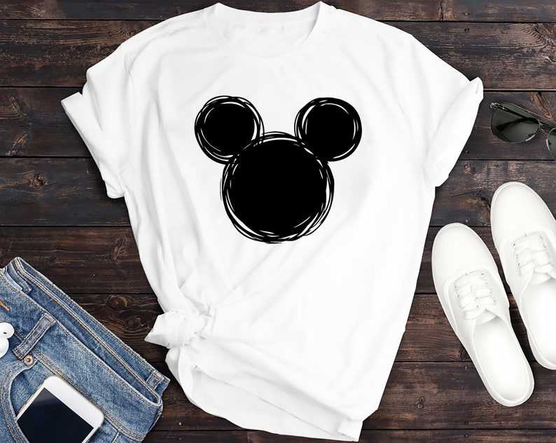 Mouse Silhouette Svg, Mouse Head Svg Free, Boy Mouse Ears Svg, Digital Download#1