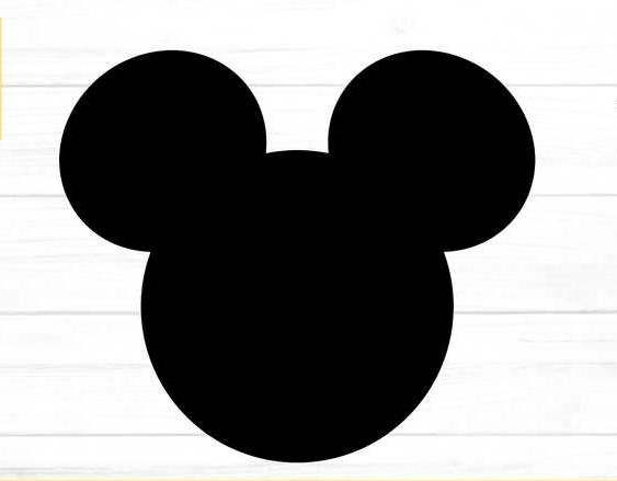 Mickey Mouse Ears Head, Svg and Png Formats, Cut, Cricut, Silhouette,  Instant Download