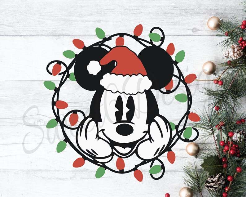 Download Christmas Wreath Magical Mous Designs For Your Craft Projects