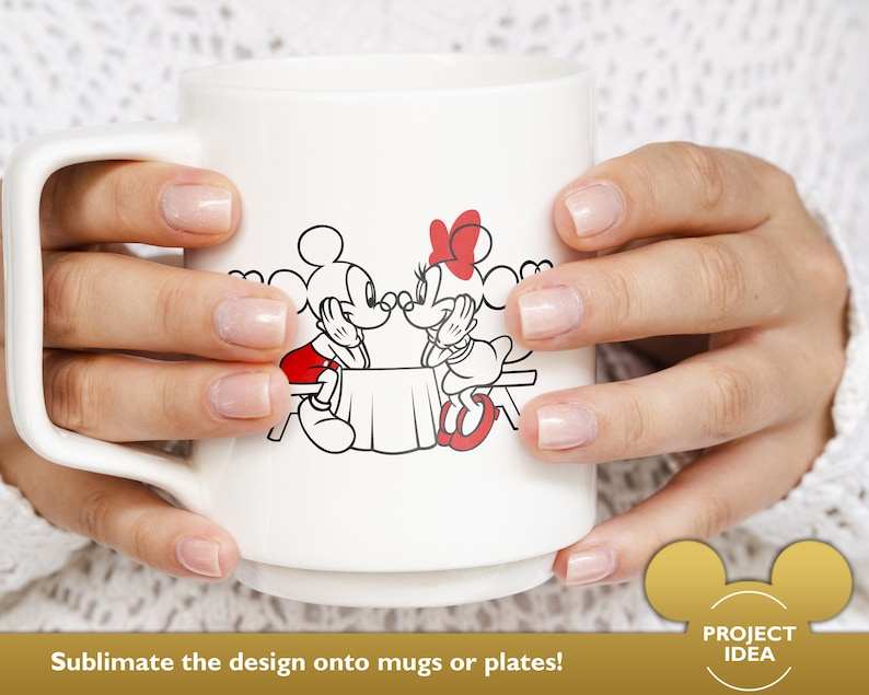 Download Mickey and Minnie Valentines Svg Designs For Your Craft Projects 