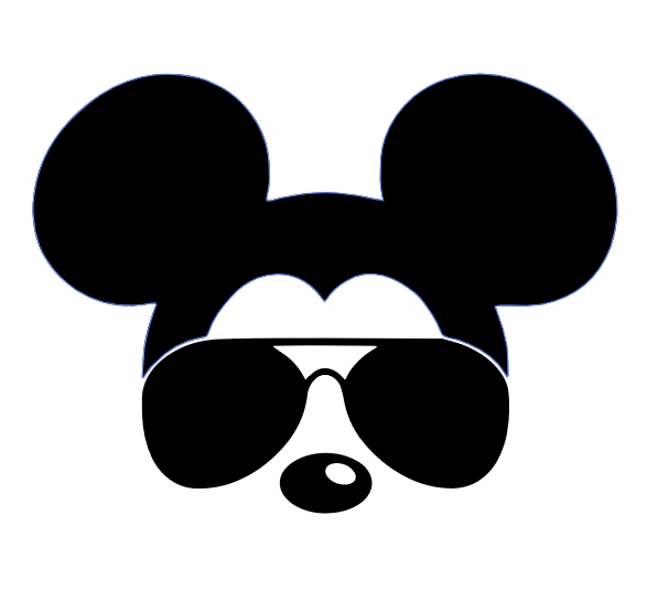 Mickey mouse 2025 with shades