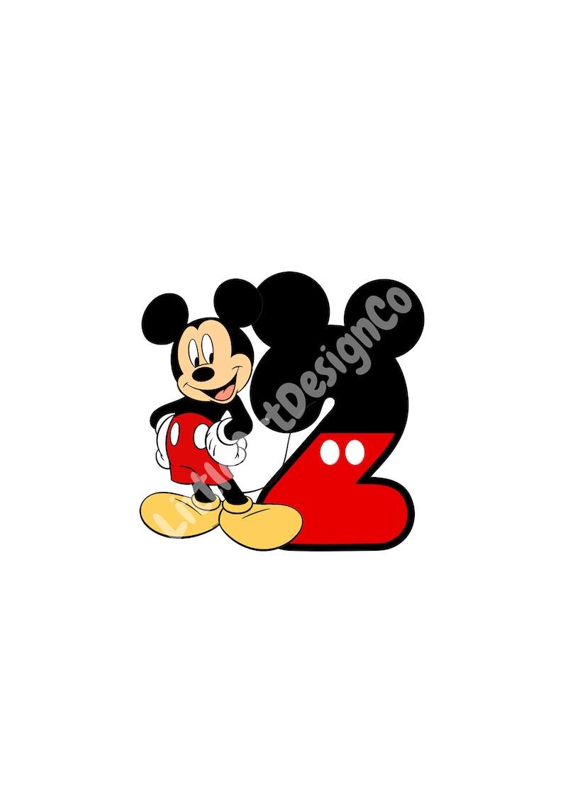 Mickey Mouse Clubhouse Birthday Image Png Digital File 