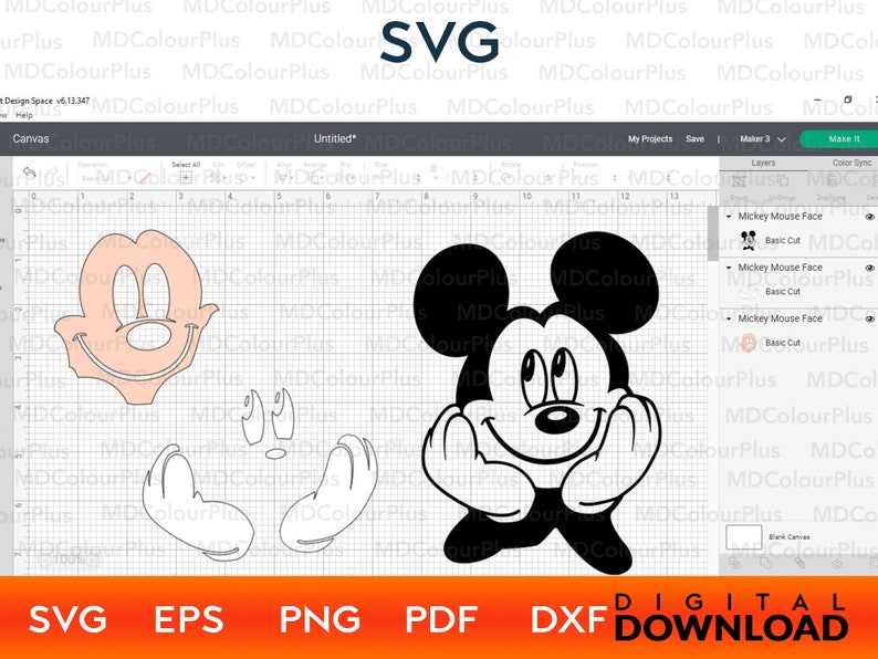 Slogan Who Dey Mickey Mouse Svg, Cricut File, Clipart, Mickey Svg, Png –  Digitalcricut