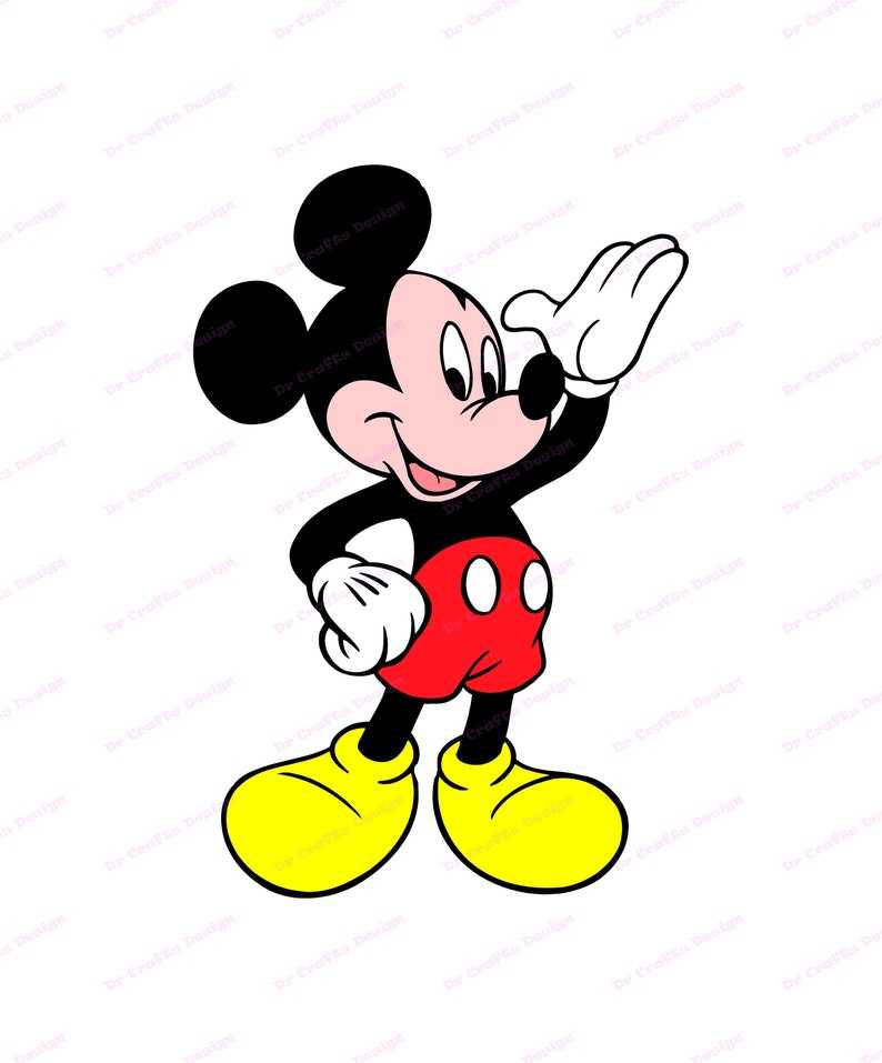 Mickey Mouse Svg Perfect for Crafting & Design Projects 