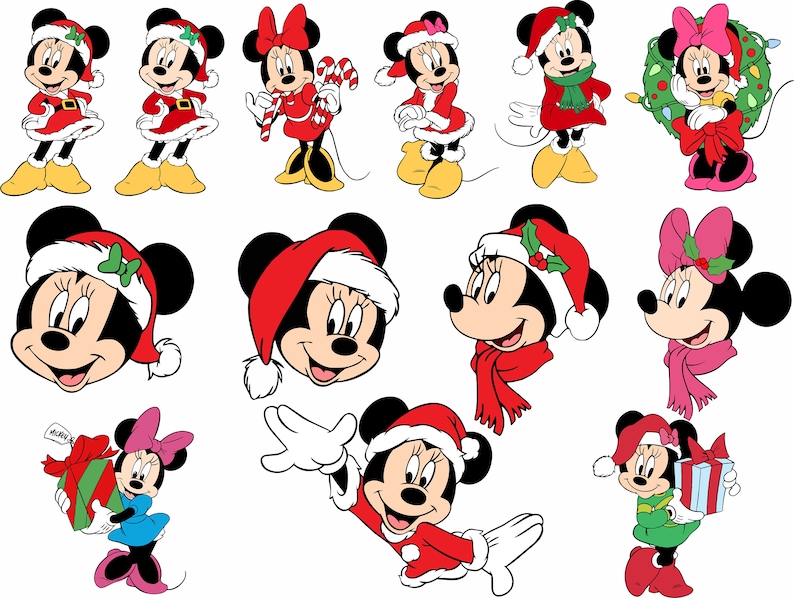 Mickey Mouse Christmas Svg Perfect For Crafting & Design Projects 