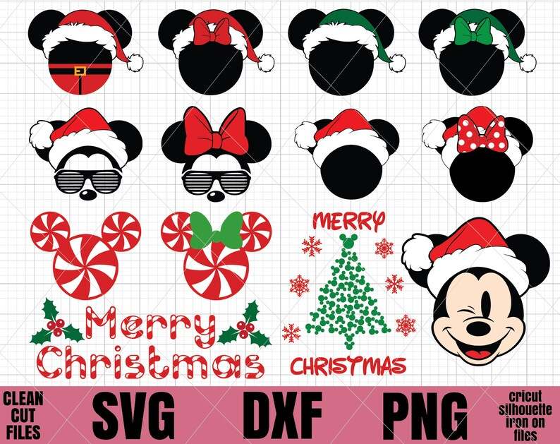 Louis Vuitton Mickey Buffalo Plaid SVG Bundle, Christmas SVG, Mickey Mouse  SVG, C… in 2023