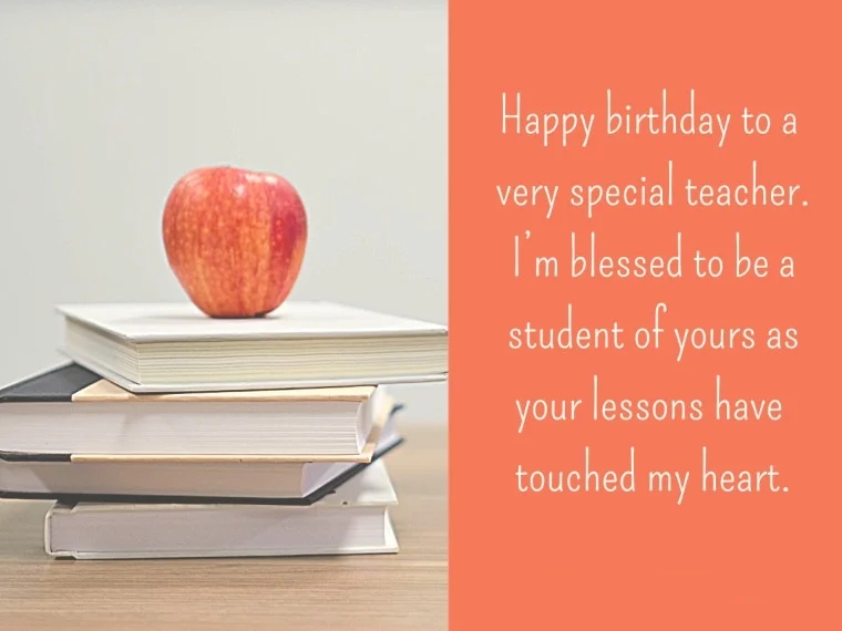 Happy Birthday Wishes For Class Teacher