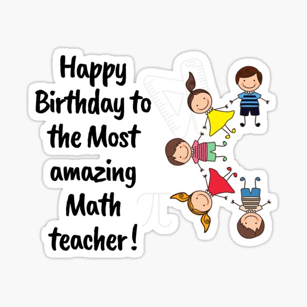 Birthday Wish For Maths Teacher