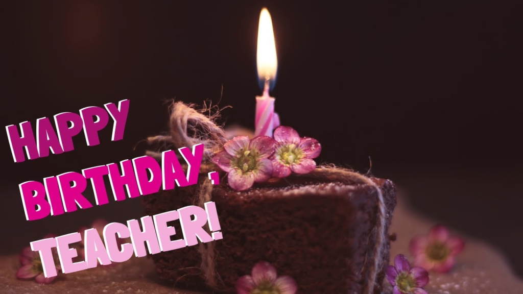 Birthday Wishes Teacher In English