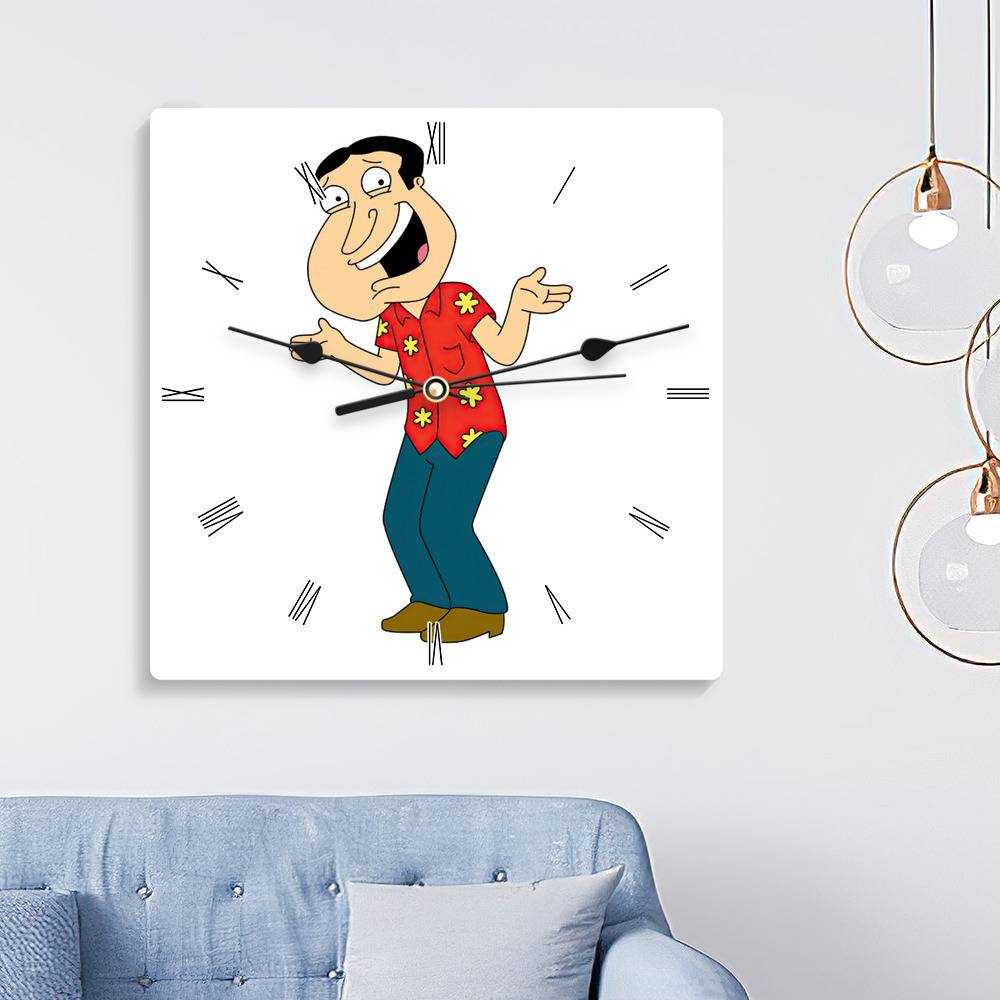 Family Guy Wall Clock Home Decor Wall Clock Gifts for Family Guy Fans |  shirtcartoon.com