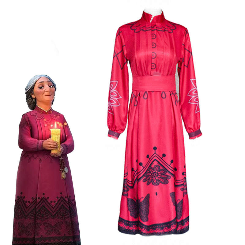 Isabela Encanto Costume, Grandma Red Dress