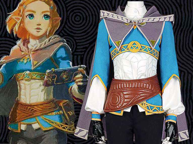 Link Costume Zelda Cosplay Ocarina of Time or Twilight Princess custom made  USA