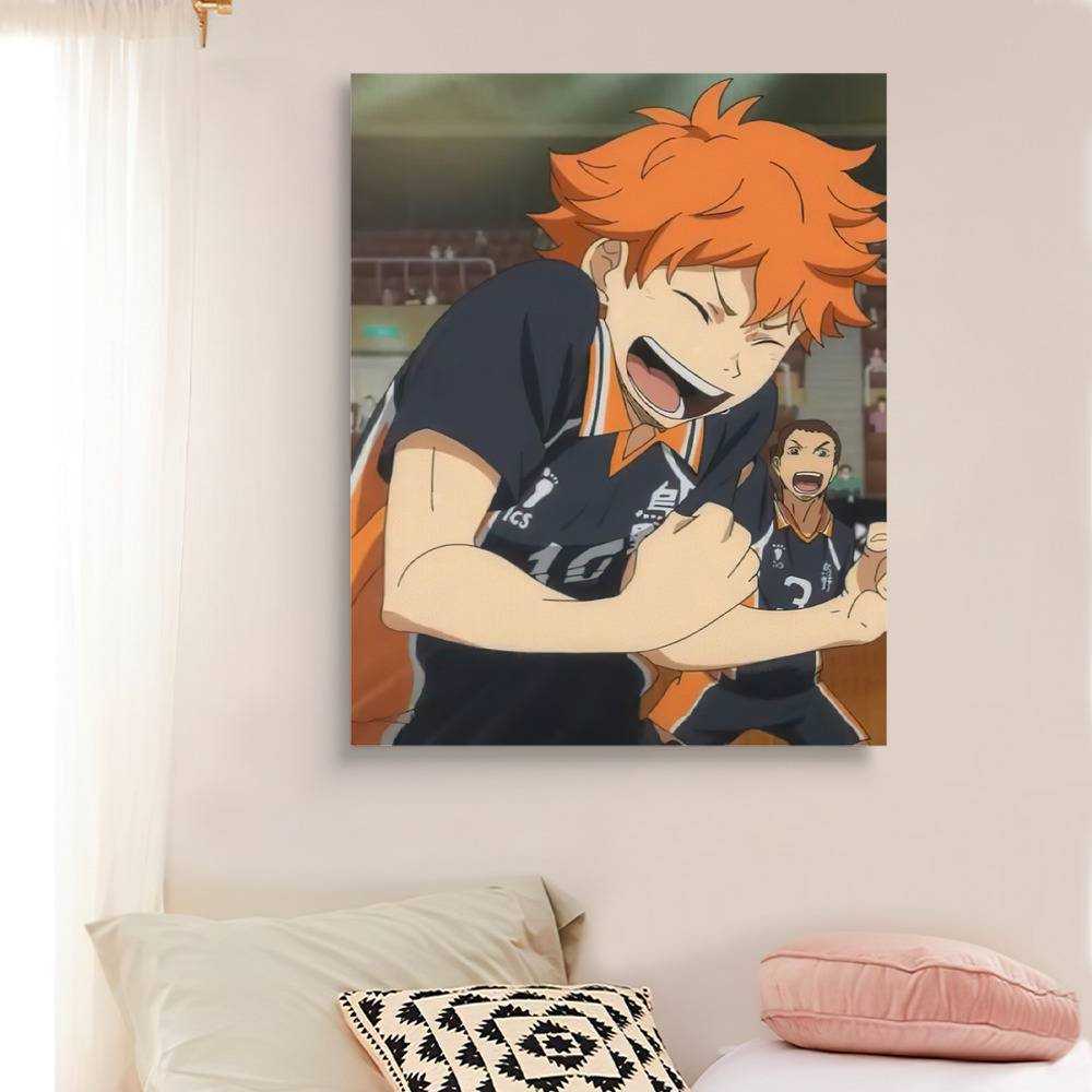 Haikyuu Round Wall Clock Home Decor Wall Clock Gift for Haikyuu Fans