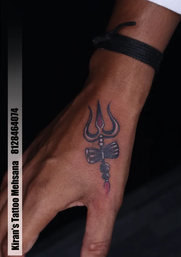 Hand Mahadev Tattoo