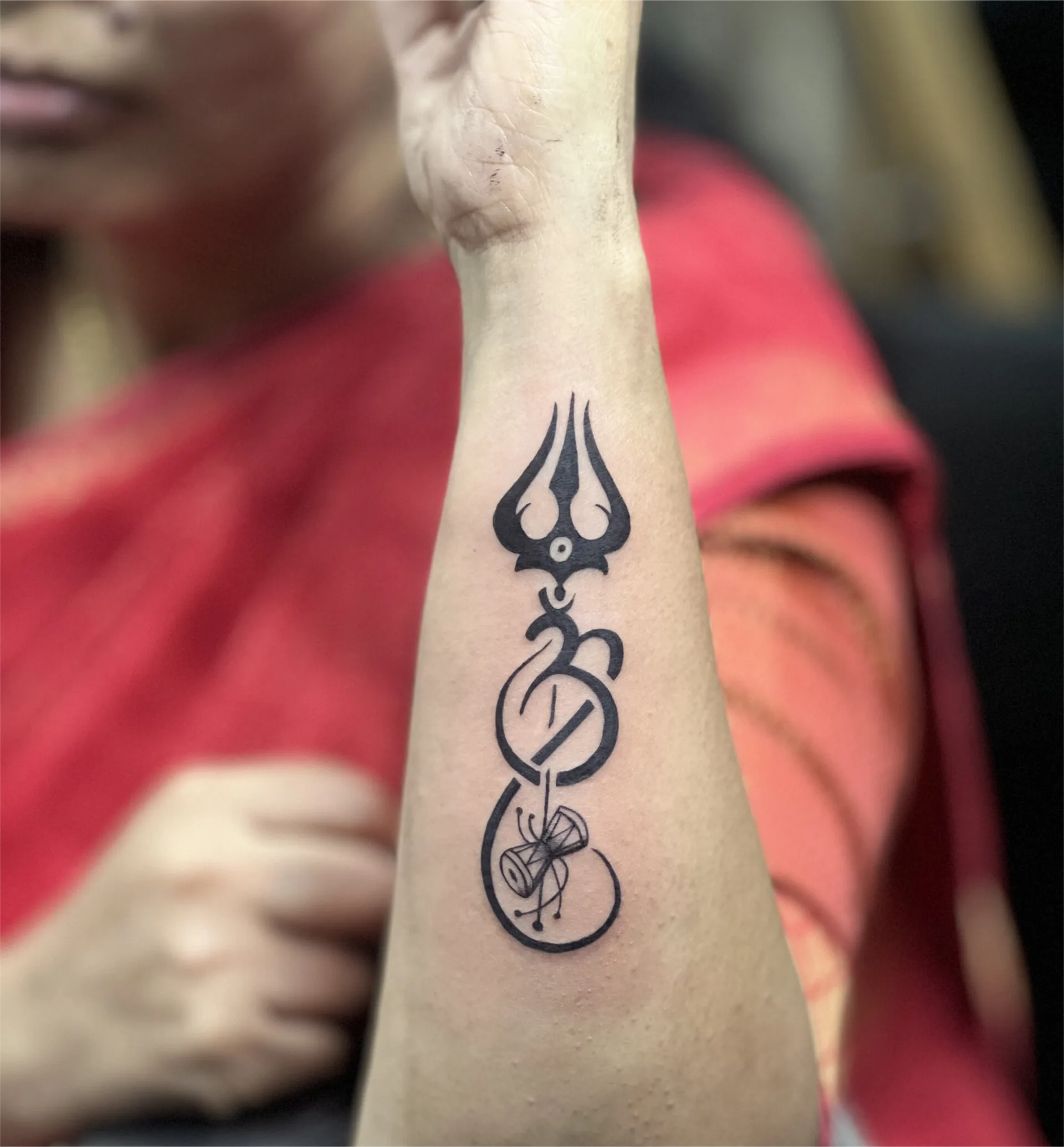 Mahakal Trishul Tattoo