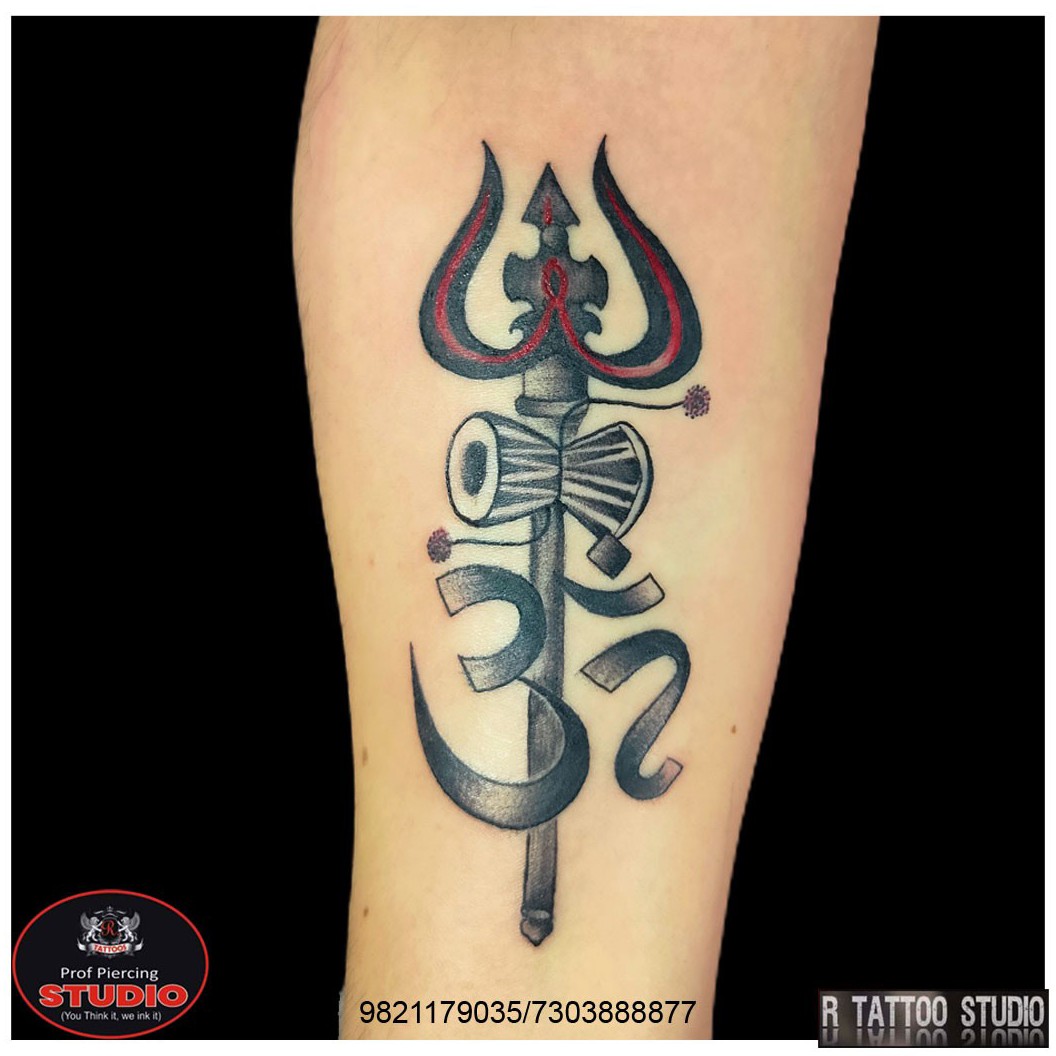 Trishul Mahakal Tattoo, Trishul Mahadev Tattoo, Mahakal Trishul Tattoo ...