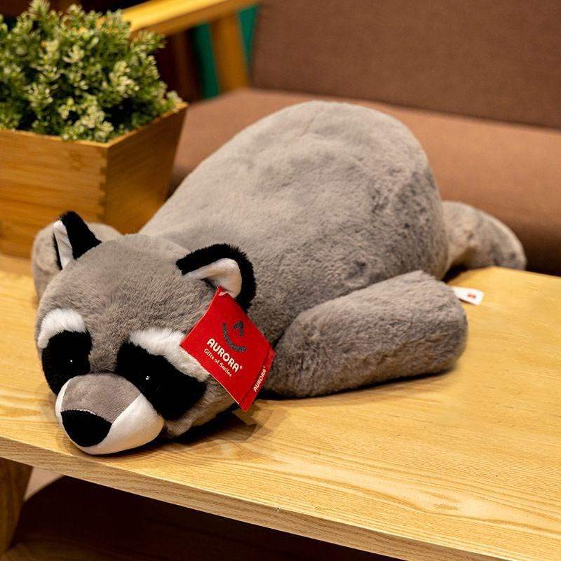 Raccoon Plush Pillow, Cute Stuffed Animals Soft Plushies, Fox Plush Pillow,  Cat Plush Body Pillow, Kitten Plush Throw Pillow Doll Big Plush Toys Gift
