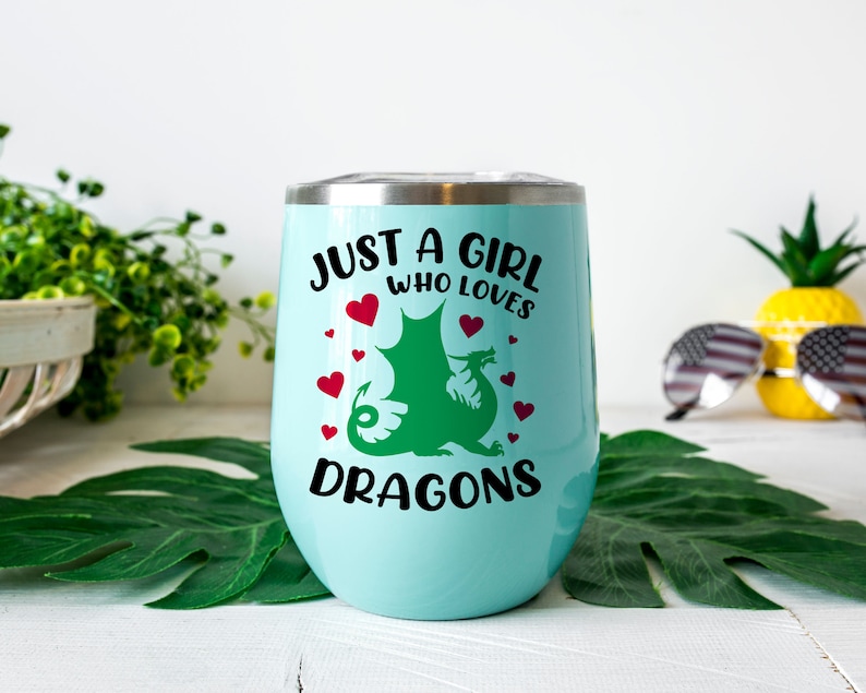 Dragon Svg Images, Just A Girl Who Loves Dragons SVG | dragonsvg.com
