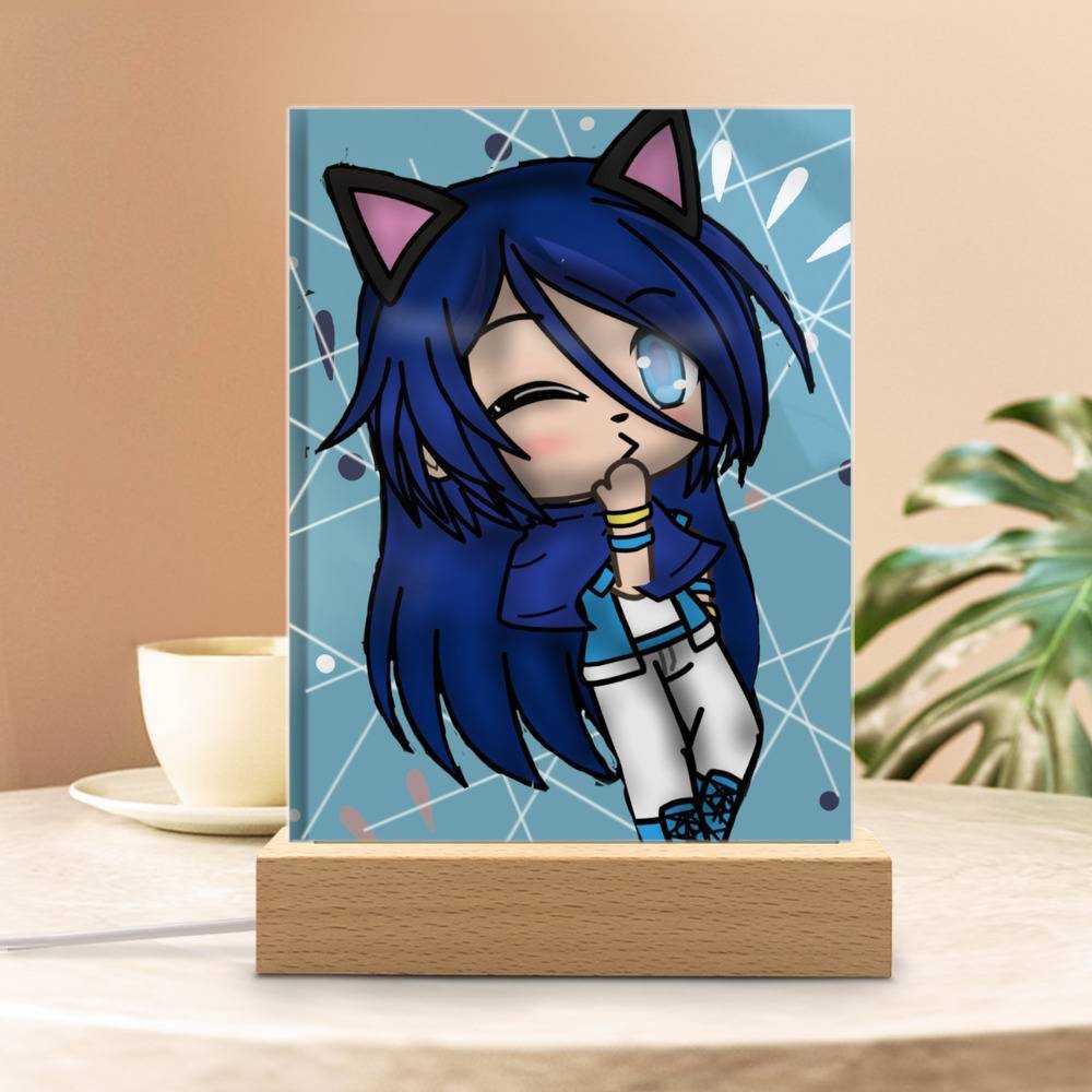 Gacha Girl With Hat Gacha Life Art Vinyl Sticker -  Denmark