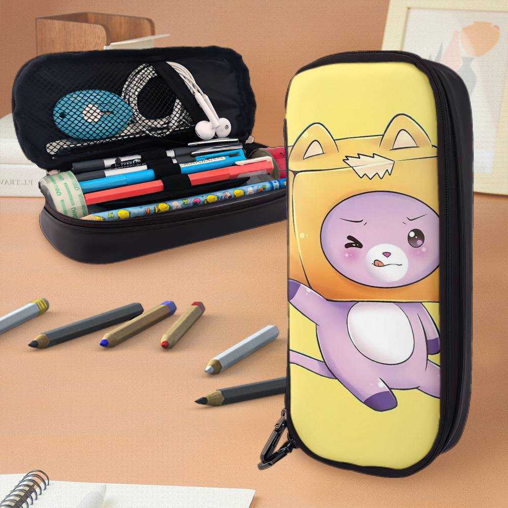 Lankybox Backpacks With Pencil Box Lankybox Video Big Capacity Pencil Case