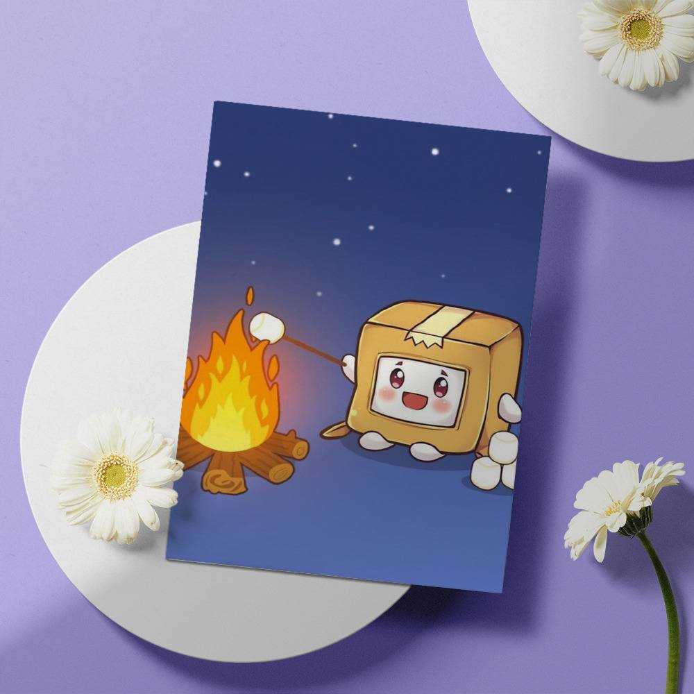 Lankybox Greeting Card Classic Celebrity Greeting Card Lankybox Classic by Lankybox Greeting Card