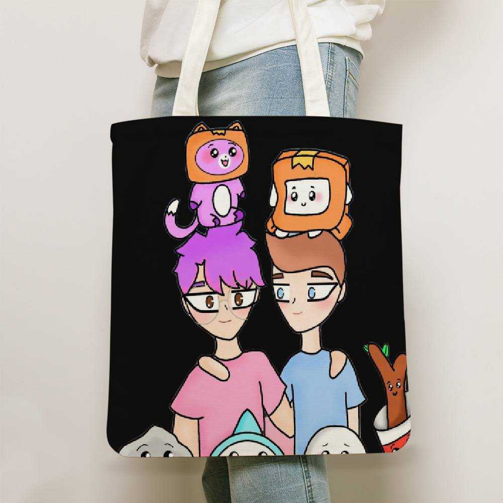 Lankybox Totebag Classic Celebrity Totebag Smiling Lankybox Totebag