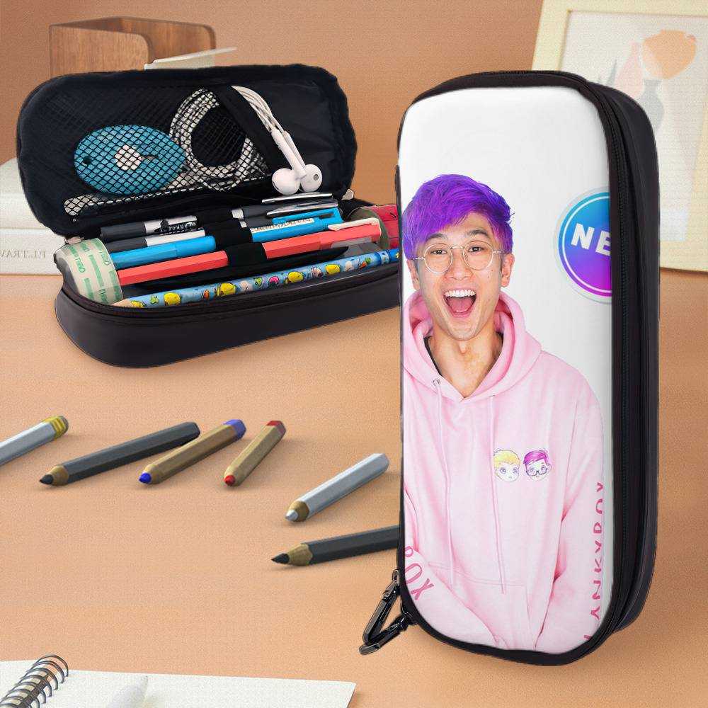 Lankybox Backpacks With Pencil Box Lankybox Justin Big Capacity Pencil Case