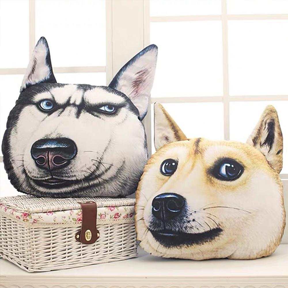 Custom Pet Photo Pillow Custom Pet Face Pillow