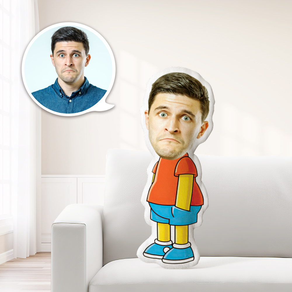 Bart Simpson Gifts Custom Photo Gifts Personalized Marvel Gifts for Him Unique Customized Pillows