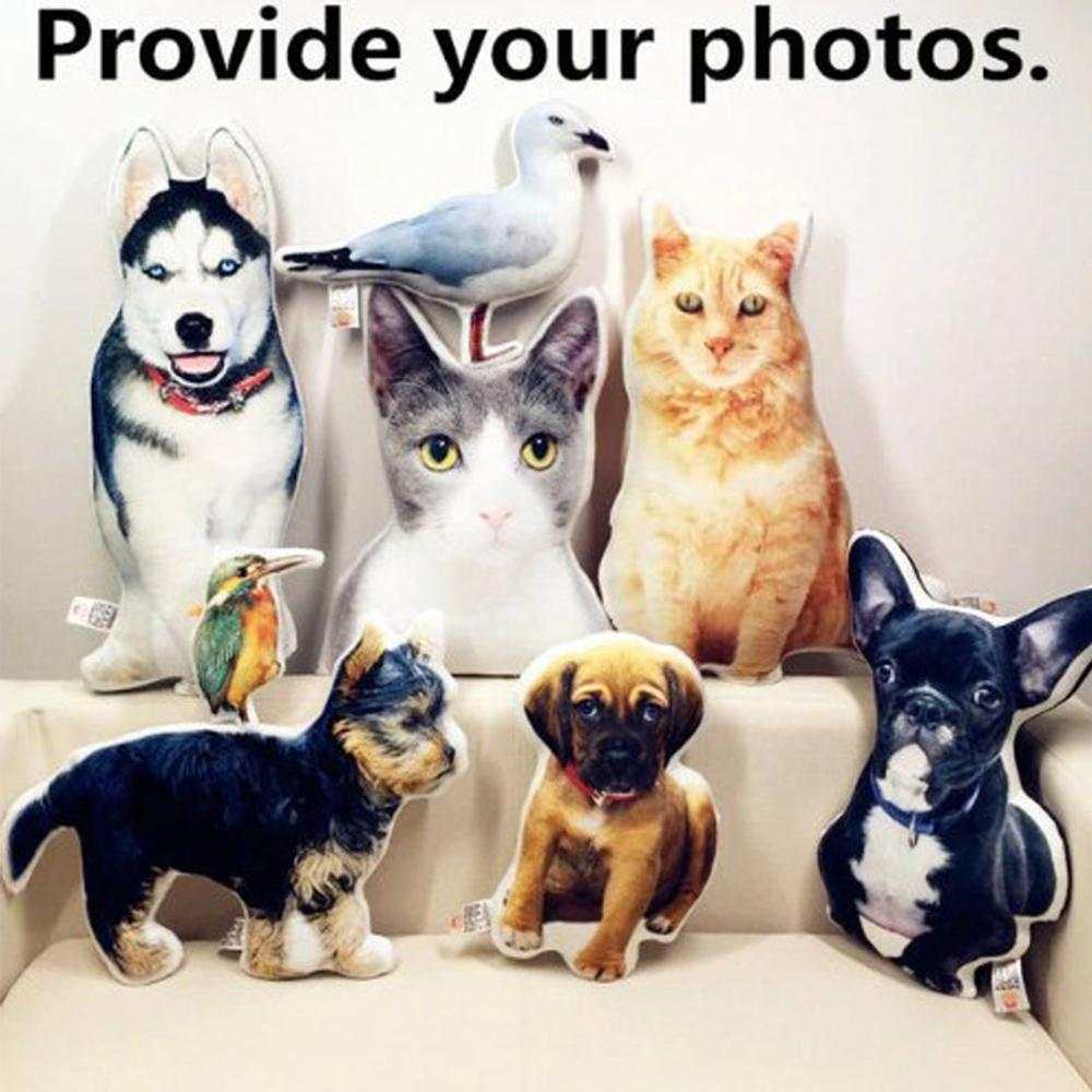 Custom Pet Photo Pillow Custom Pet Face Pillow