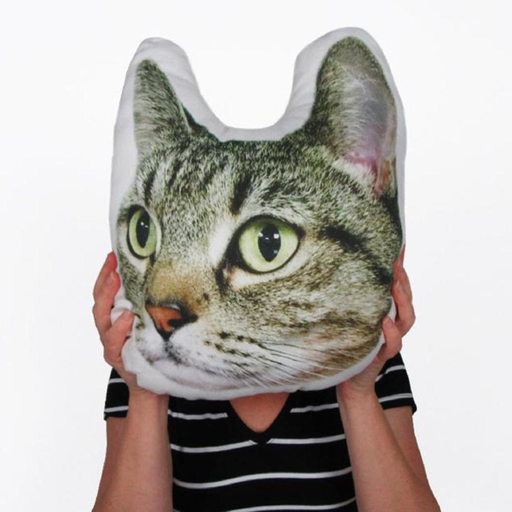 Custom Pet Face Pillow, 3D Portrait Pillow, Custom Pet Photo Pillow