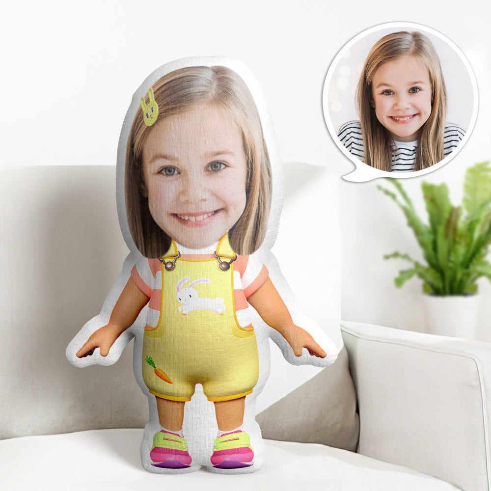 Personalized Face Minime Throw Pillow Custom Cocomelon Minime Pillow Gifts Little girl