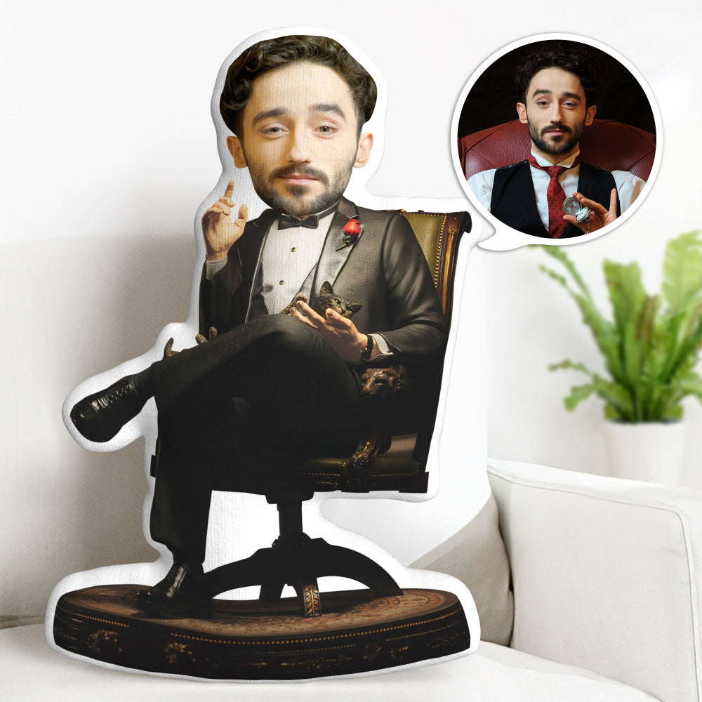 Custom Face Pillow Personalized The Godfather Pillow Gifts Custom MinIMe Pillow Gifts for Him
