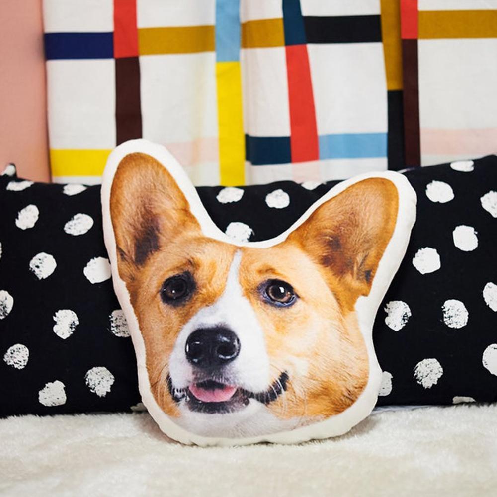 3D Portrait Pillow, Custom Pet Photo Pillow, Custom Pet Face Pillow