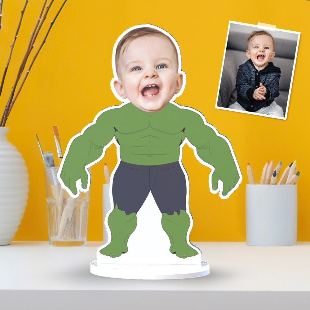 Custom MiniMe Plaque Personalised Desktop Ornaments Hulk Funny Gifts