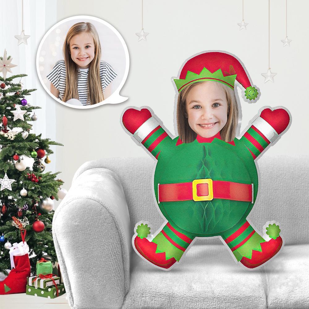 Personalized Photo Pillow My Face Pillow Face Body Pillow Custom Pillow Toy Pillow Gift Green christmas baby Throw Pillow MiniMe Pillow
