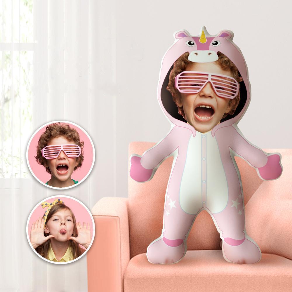 Personalized Photo Pillow My Face Pillow Face Body Pillow Custom Pillow Gift Unicorn Throw Pillow Toy MiniMe Pillow