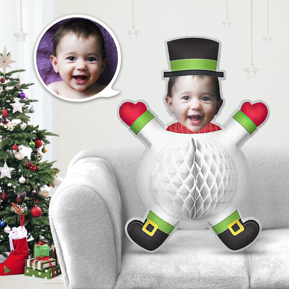 Personalized Photo Pillow My Face Pillow Face Body Pillow Custom Pillow Toy Pillow Gift White christmas baby Throw Pillow MiniMe Pillow