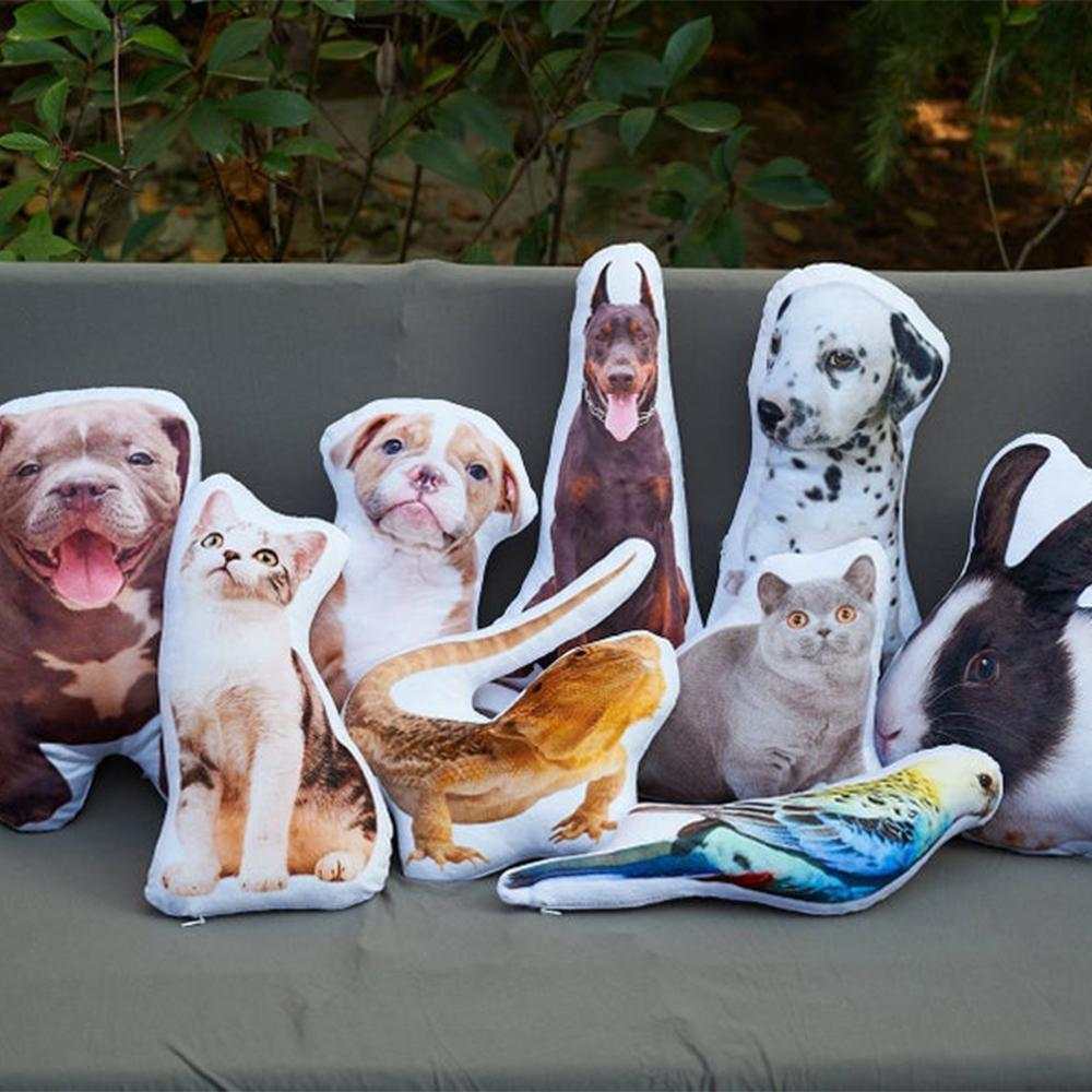 Custom Pet Photo Pillow Custom Pet Face Pillow