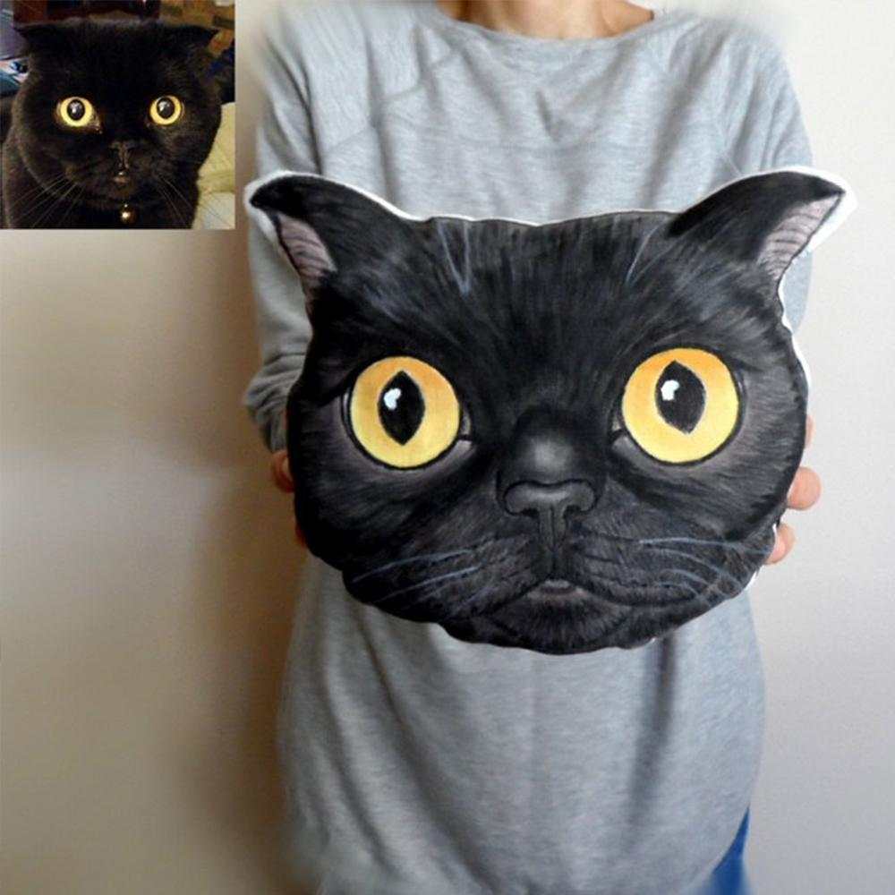 Custom Pet Photo Pillow Custom Pet Face Pillow