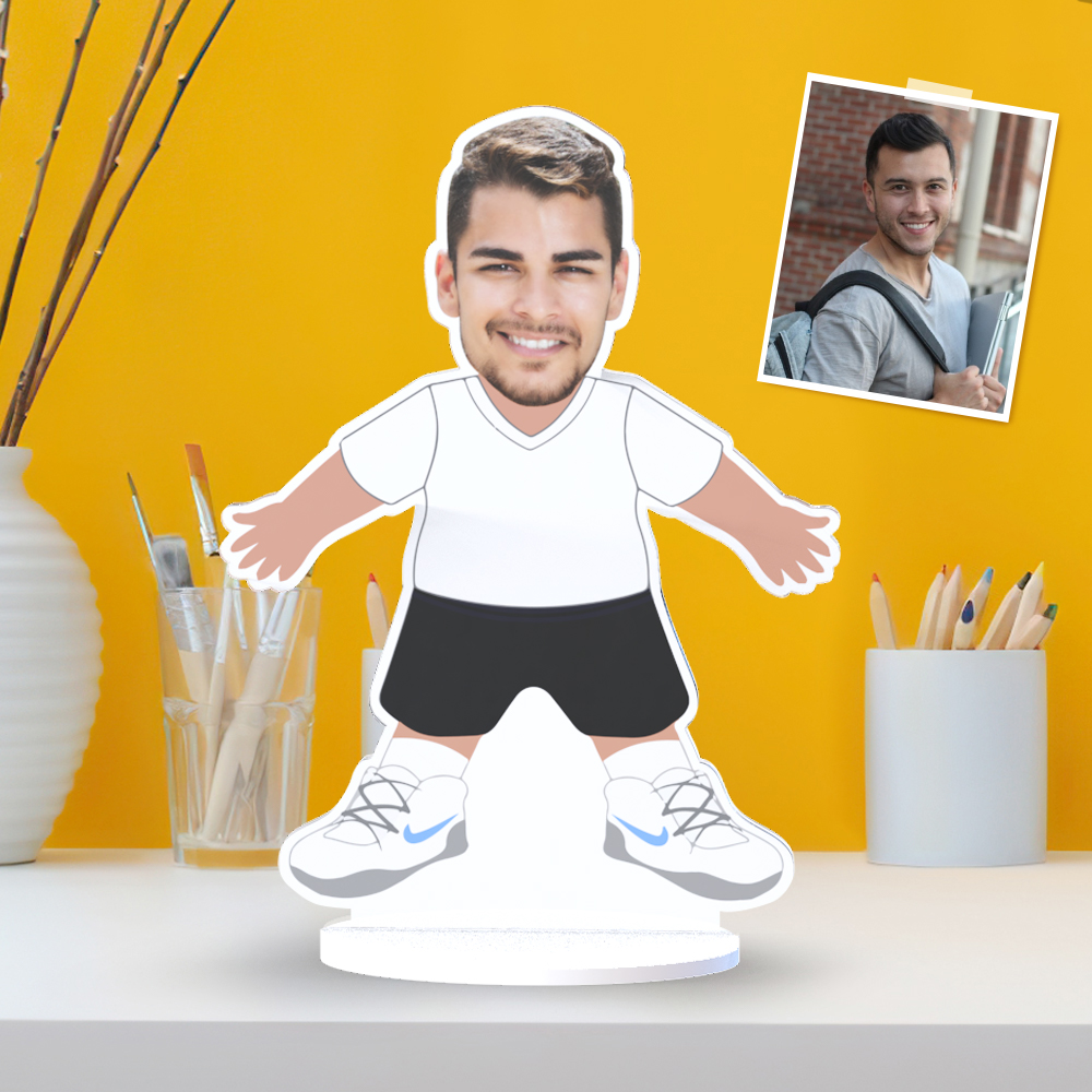 Custom MiniMe Plaque Personalised Desktop Ornaments White Shirt Funny Gifts