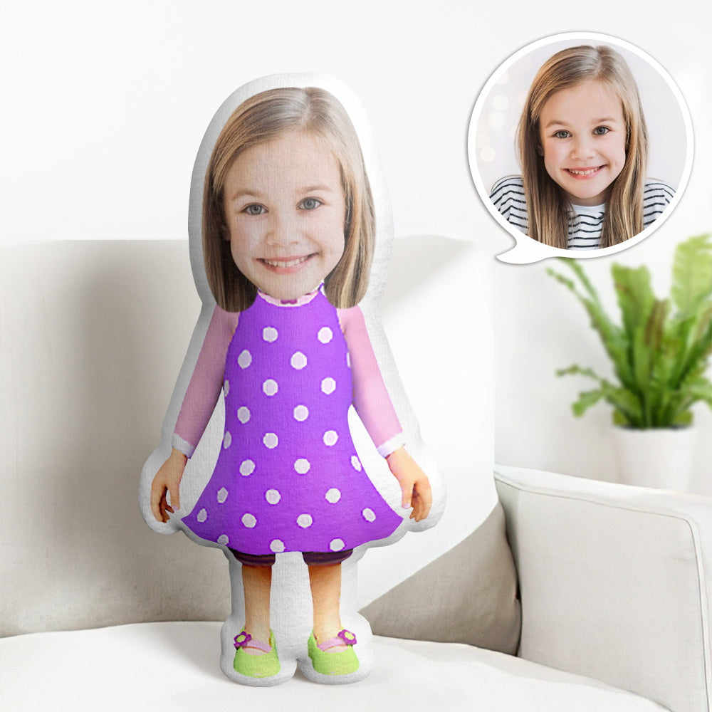 Custom Cocomelon Sister Pillow Personalized Face Minime Throw Pillow Gifts