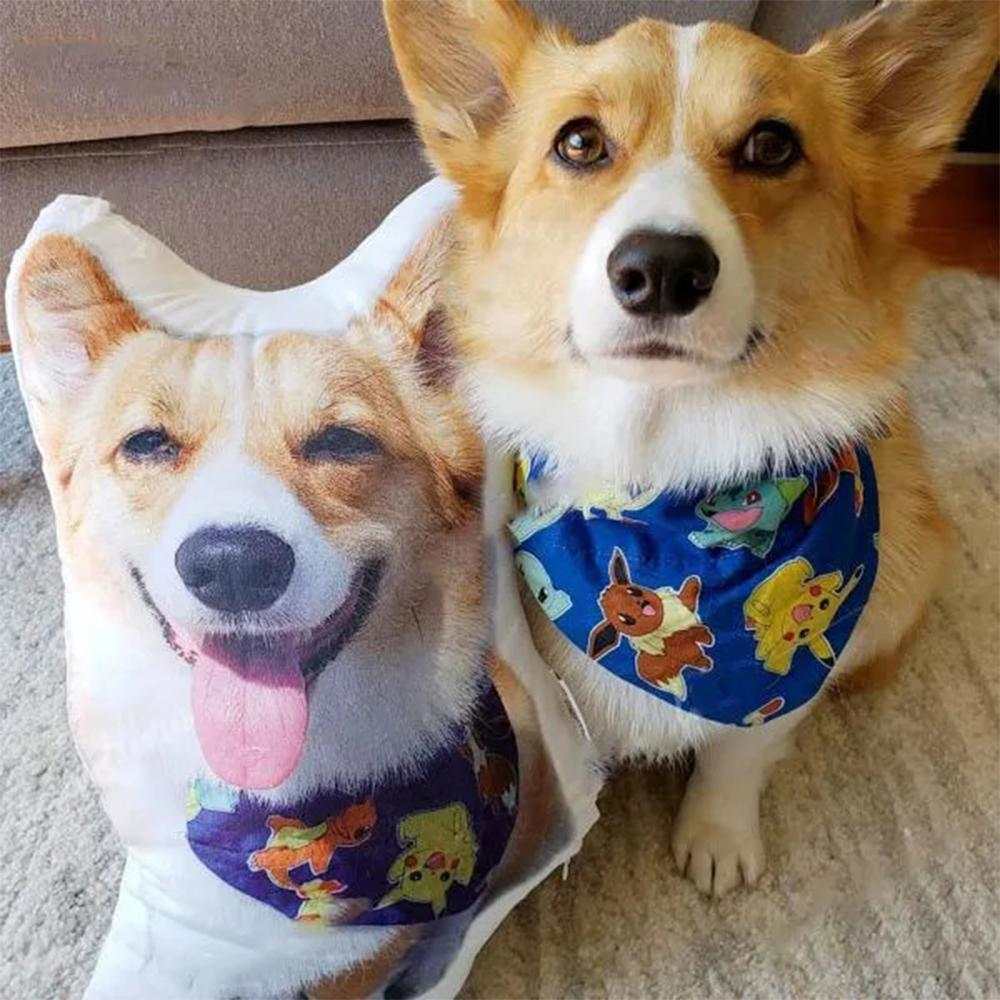 Custom Pet Photo Pillow Custom Pet Face Pillow