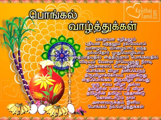 Pongal Wishes Images With Quotes In Tamil 2