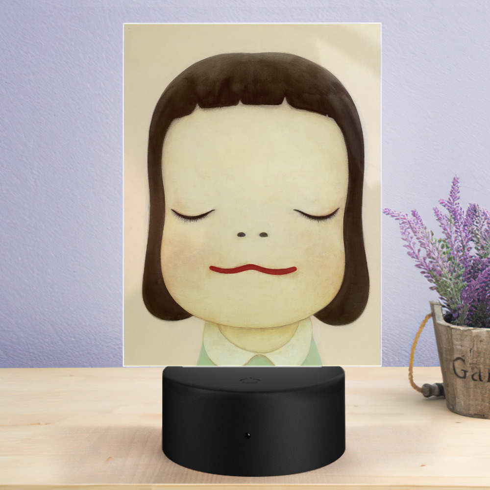 Yoshitomo Nara Lamp Classic Celebrity Lamp with Plastic Base