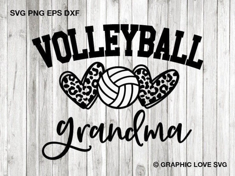 Volleyball Grandma Svg Perfect for Crafting and Design Projects ...