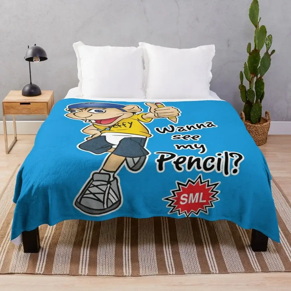 Funny SML Character Throw Blanket