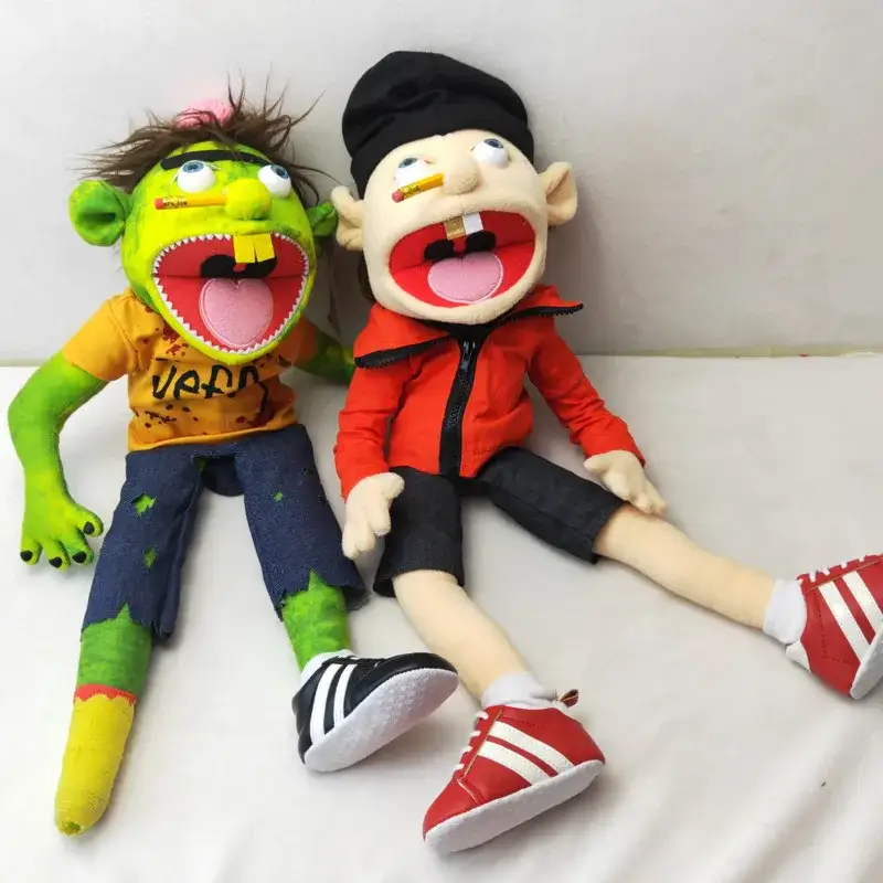 Set of 2pcs 3pcs Jeffy Hand Puppet Plush Doll Toy